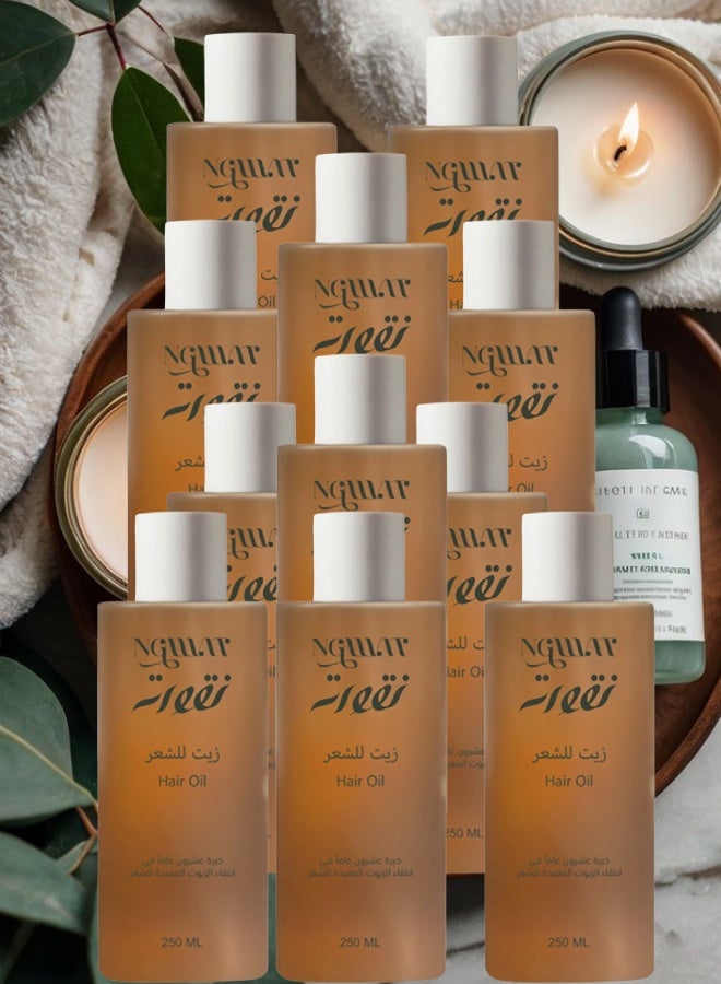 Naqua 11 Pieces Naqua Hair Oil 250ML - Image 1